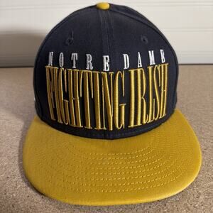 New Era 9Fifty Hat University of Notre Dame Fighting Irish Snapback Retro NCAA
